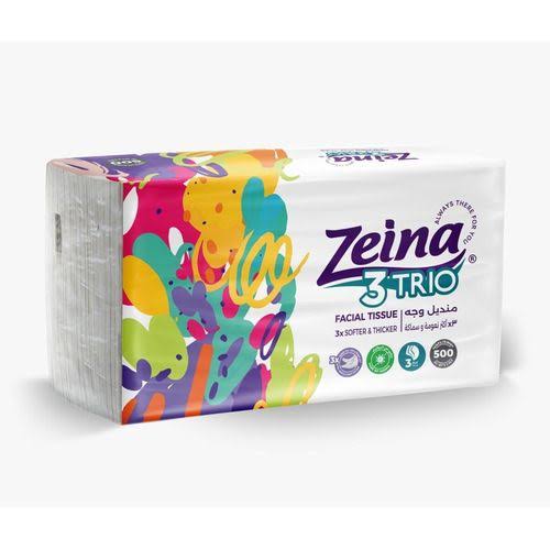 Zeina trio pallet 18 pack 500 tissues each