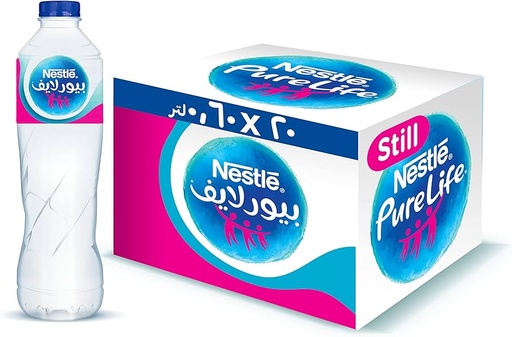 [3058] Nestle Water 600 ml Box
