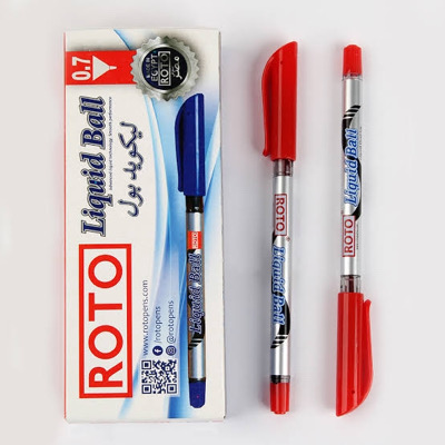 Roto Liquid Point Red Pens Box 0.7mm