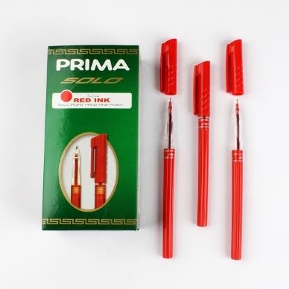 Prima Solo Red Pens Box 0.7 mm