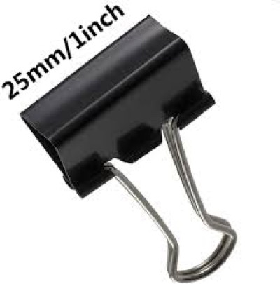 Black Binder Paper Clips