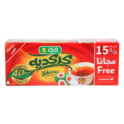 Isis Hibiscus Herbal Tea 20 Bags