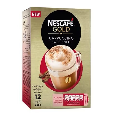 Nescafe Gold Cappuccino Sweetened 