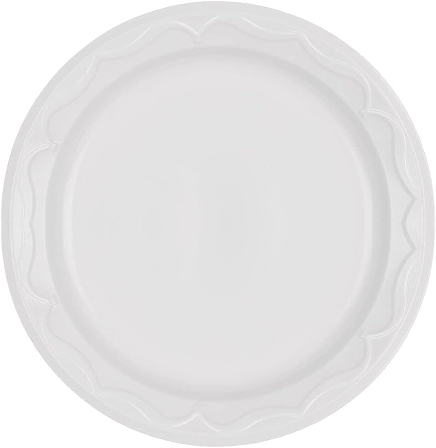 Big Plastic Plates 50 Pieces