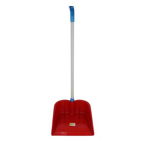Dust Pan With Long Metal Handle