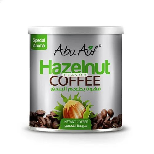 Abu Auf hazelnut Coffee Canned 250 gm