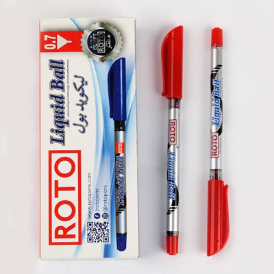 [1002] Roto Liquid Point Red Pens Box 0.7mm