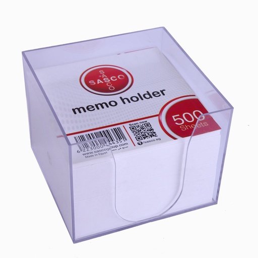 [1027] Memo Plastic Cube Holder