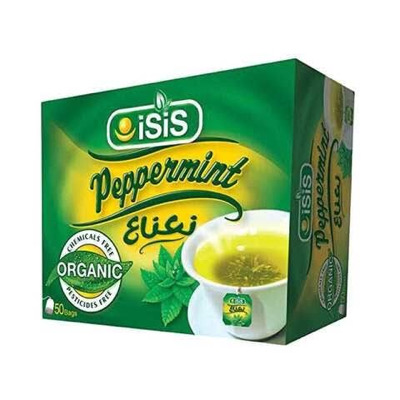[3026] Isis peppermint Flavour Herbal 50 Bags
