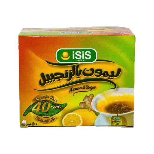 [3040] Isis Lemon and Ginger 50 Bags 