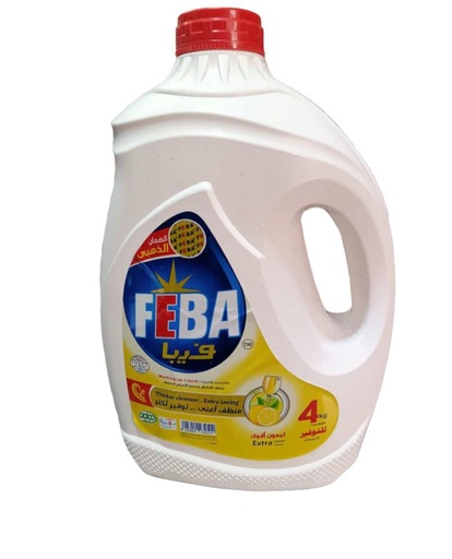 [4042] Feba Dishwashing Liquid 4 Liters