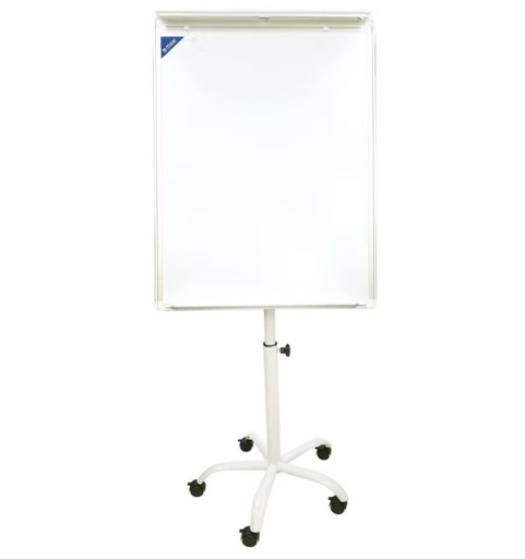 Flip chart stand with 5 wheels- magnetic white board 70*100