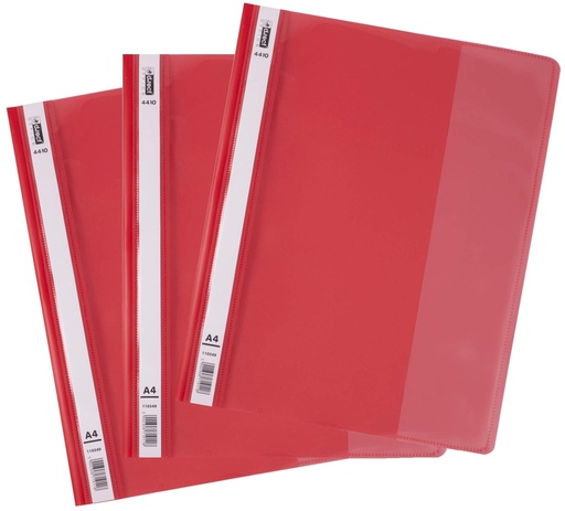 [1073] Pack of 12 A4 Plastic Files