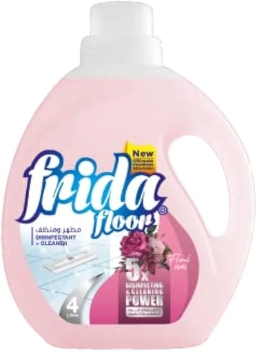 [4082] Frida Floor Disinfectant Cleaner 4 Liters Floral