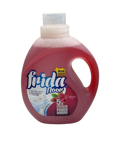 [4083] Frida Floor Disinfectant Cleaner 4 Liters Raspberry