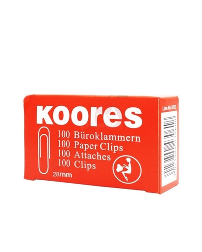 [1087] Metal Paper Clips 28mm
