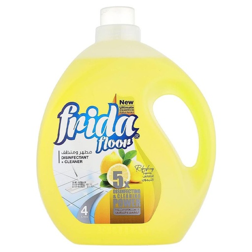 [4081] Frida Floor Disinfectant Cleaner 4 Liters Lemon
